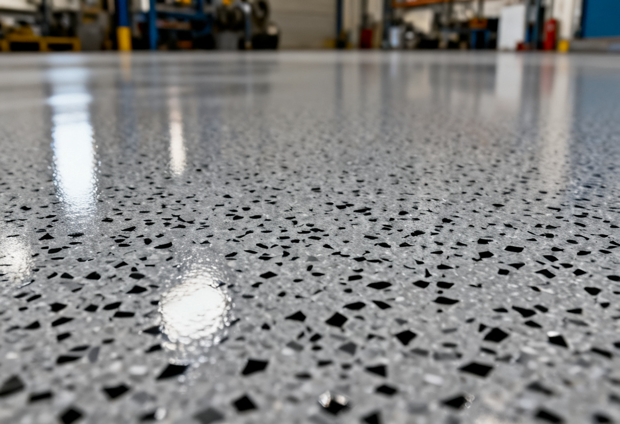 Automotive Shop Epoxy Flooring